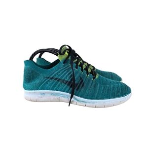 Nike Free RN Flyknit Rio Teal Hyper Turquoise 6.5Y / Women’s 8